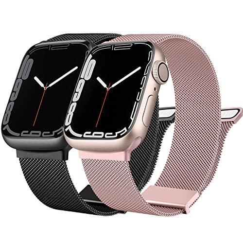 [2パック] Apple Watch Bands Series 8 7 6 5 4 3 2 1 SE 41mm 40mm 38mm 38 並行