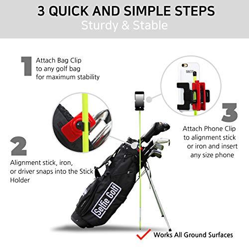 SelfieGOLF Record Golf Swing - Cell Phone Holder Golf Analyzer Acces 並行輸入｜selectshopwakagiya｜03