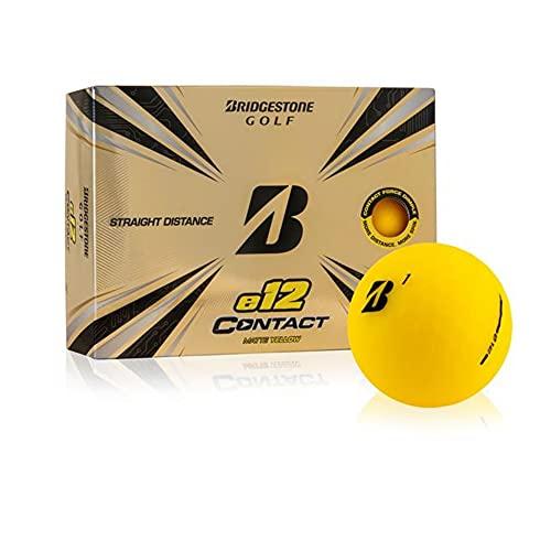 ブリヂストンゴルフ e12 CONTACT 2021 ゴルフボール 1ダース 12球入 USA直輸入品 イエロー 並行輸入｜selectshopwakagiya｜02