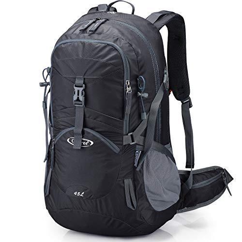 ネット限定 G4free 登山リュック 45l 多機能バックパック 大容量 レインカバン付き アウトドア バッグ 防災 遠足 軽量 撥水 旅行 ハイキング 給水 背負子 Hqpt Com