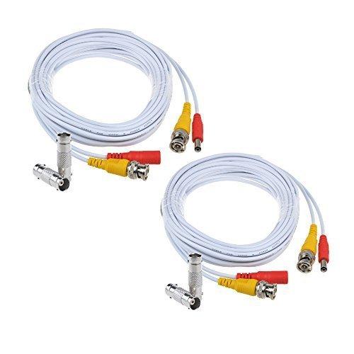 Flashmen 4332024197 2-Pack 25ft HD Video Power Security Camera Cable 並行輸入