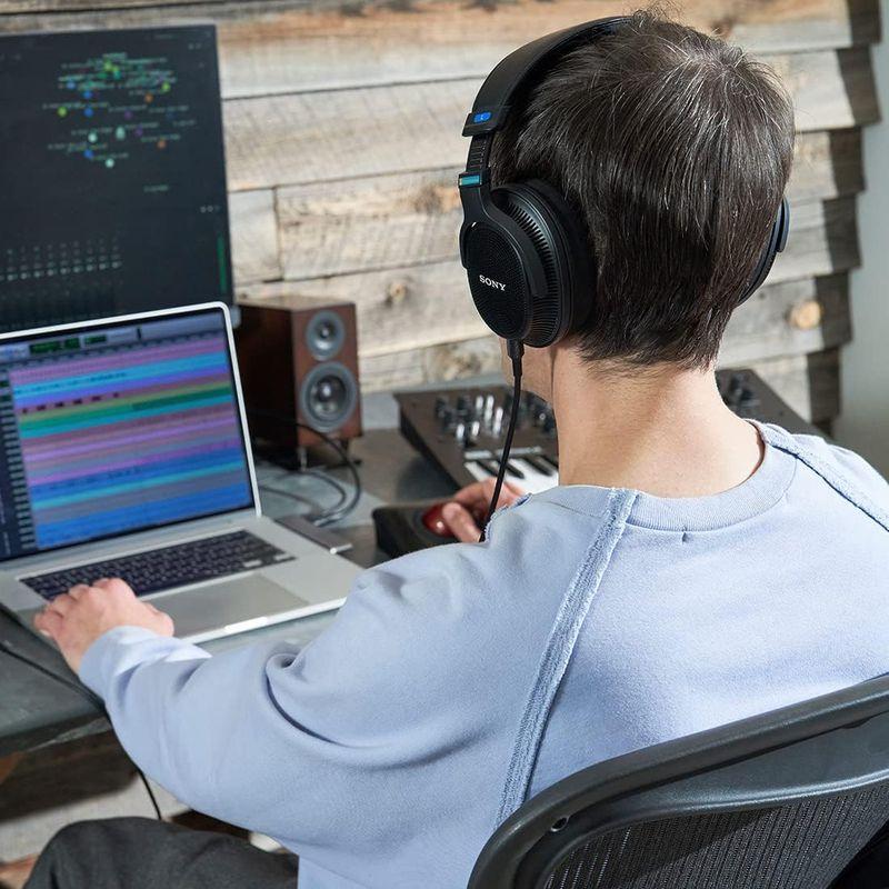 専用出品 ソニー モニターヘッドホン MDR-MV1：背面開放型モニターヘッドホン/立体音響・ステレオ制作に適した広い音場表現/ハイレゾ対応/超広帯域 【MYK7839765433】(28317円)
