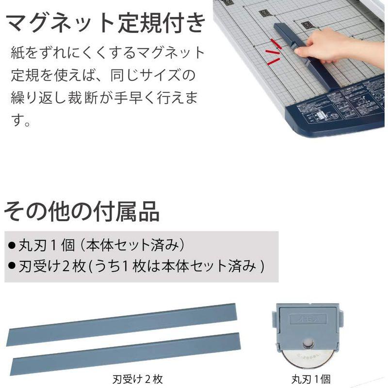 【楽天】直営 コクヨ 裁断機 ペーパーカッター ロータリー式 40枚切り チタン加工刃 A4 DN-TR403