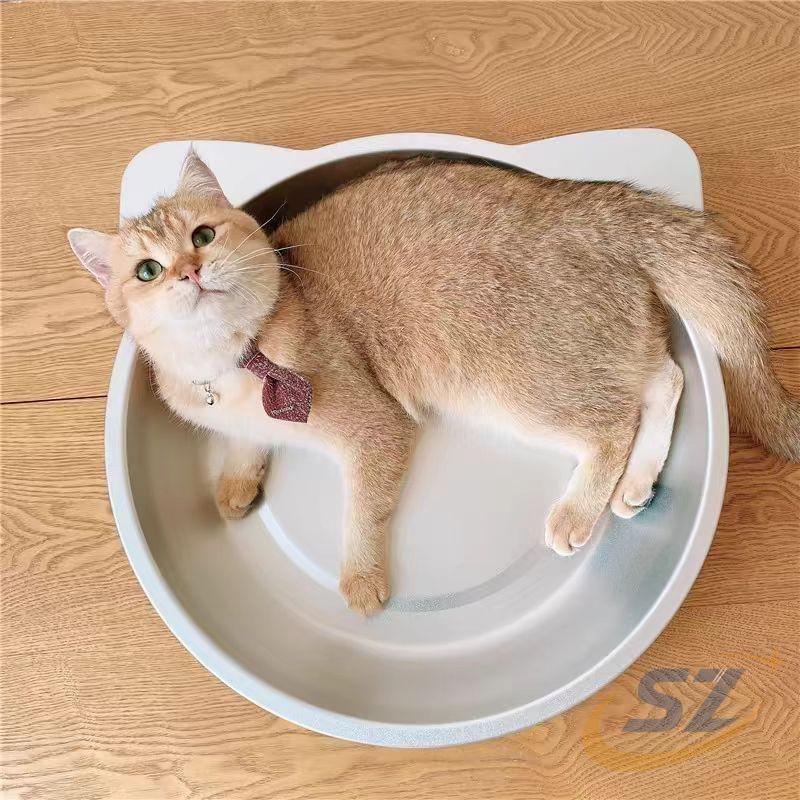 猫 鍋 ベッド ペット用品 お出かけ 室内用 アルミ 滑り止め ひんやりクール ねこ 夏用 シェンヘン タライ 付きかわいい おしゃれ 日常ケア 移動用 飼育用品