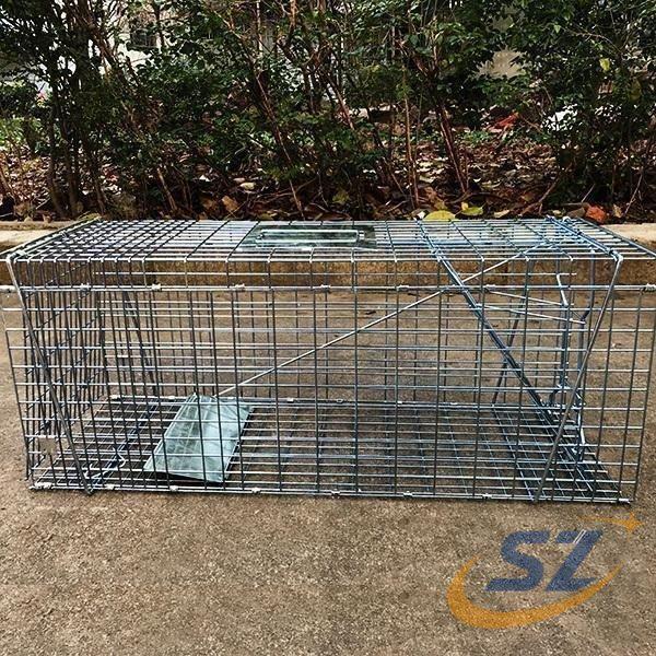 捕獲器 箱罠 イタチ 捕獲 踏み板式 猫 ネコ 畑 餌 アニマルトラップ