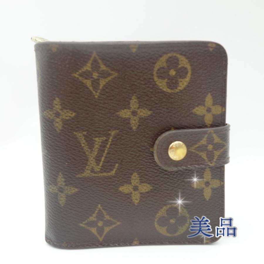 良好 Louis Vuitton ルイヴィトン モノグラム コンパクトジップ 二つ折り財布 財布 メンズ レディース Lv86 Fashion Select Sparkle Yahoo 店 通販 Yahoo ショッピング