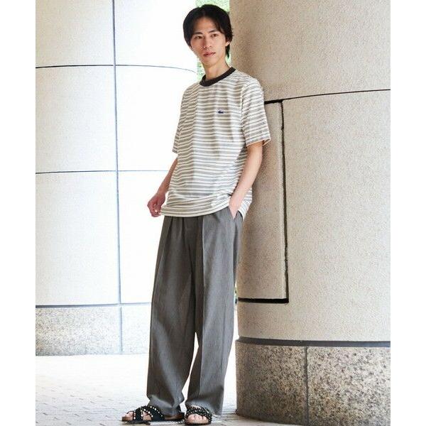 SHIPS（シップス） 【SHIPS別注】LACOSTE: マイクロ ボーダー Tシャツ