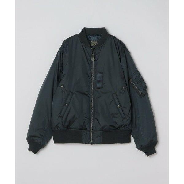 SHIPS 秋冬用MA-1フライトジャケット ブラック SHIPS（シップス） 【SHIPS別注】SPIEWAK: MA-1 フライト ジャケット