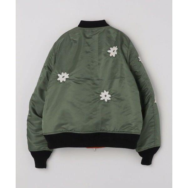 SHIPS / シップス NOMARHYTHM TEXTILE: FLOWER EMBROIDERY FLIGHT JACKETの画像