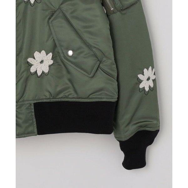 SHIPS / シップス NOMARHYTHM TEXTILE: FLOWER EMBROIDERY FLIGHT JACKETの画像