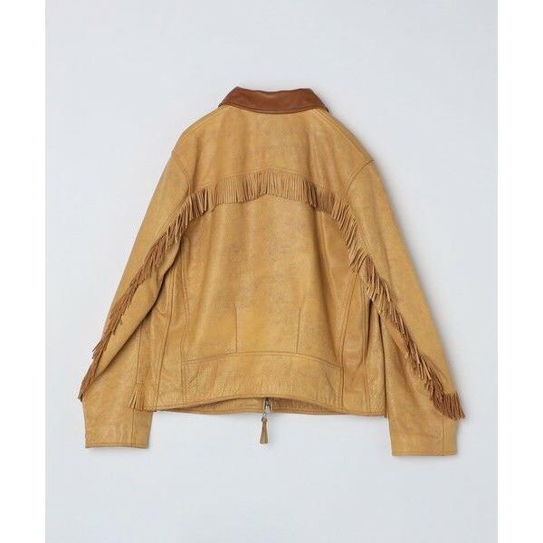 SHIPS / シップス WYTHE NEW YORK: Mustang Fringe Leather Jacketの画像