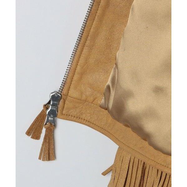 SHIPS / シップス WYTHE NEW YORK: Mustang Fringe Leather Jacketの画像