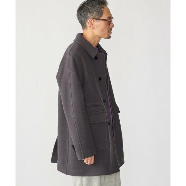 SHIPS（シップス） SHIPS: S140 ウールシルク ステンカラー コート