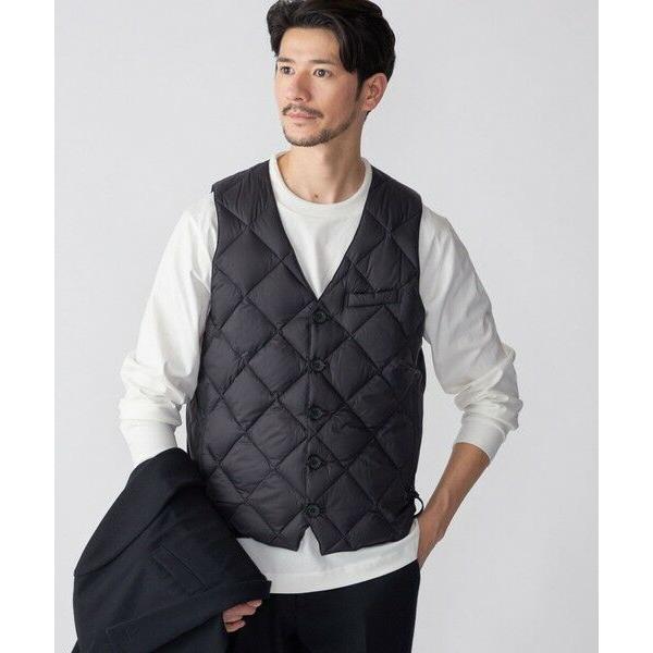 SHIPS TAION シップス タイオン ブラック インナーベストL SHIPS（シップス） 【SHIPS別注】TAION:〈手洗い可能〉パッカブル