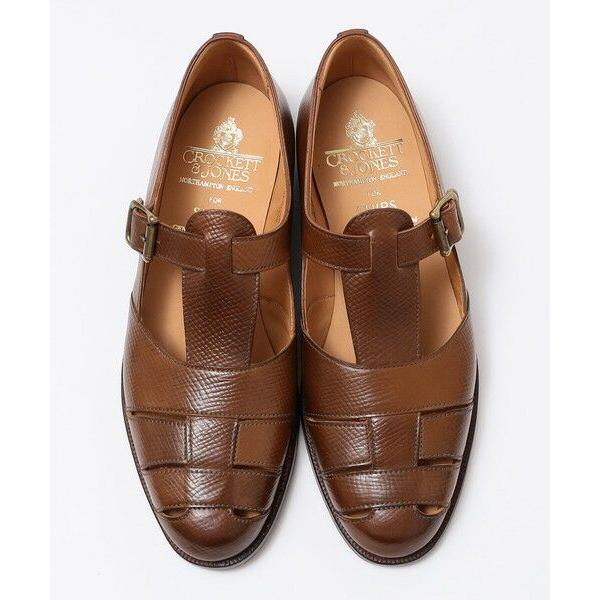 SHIPS / シップス 【SHIPS別注】CROCKETT&JONES: CORDOVAN RUSSIA/HATCH グルカサンダルの画像