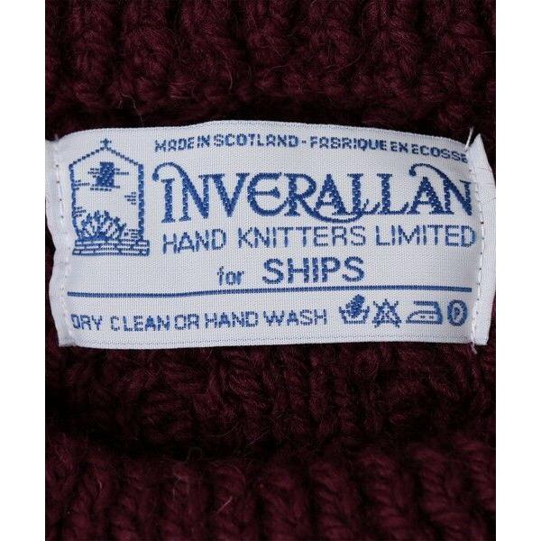 SHIPS / シップス INVERALLAN: 【1A】 ウール クルーネック ニットの画像