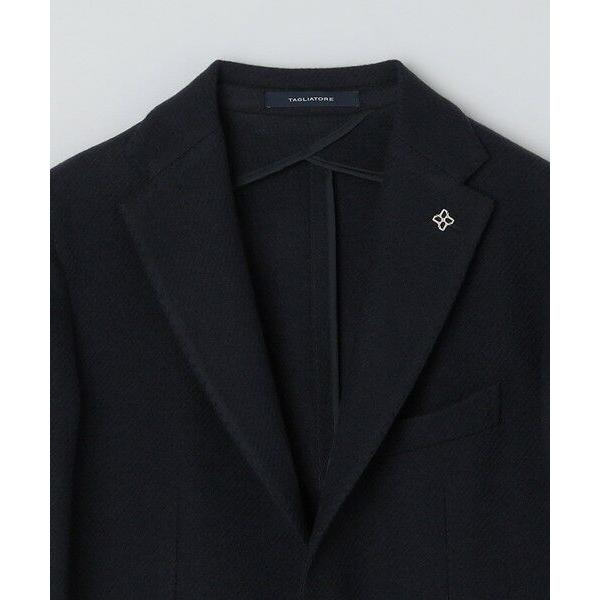 SHIPS / シップス TAGLIATORE: ウール ネイビー ソリッド ジャケットの画像