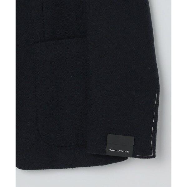 SHIPS / シップス TAGLIATORE: ウール ネイビー ソリッド ジャケットの画像