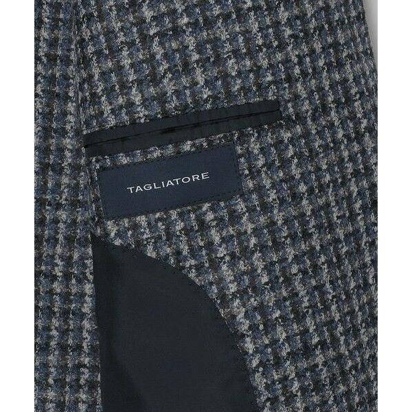 SHIPS / シップス TAGLIATORE: ウール メランジ ハウンドトゥース ジャケットの画像