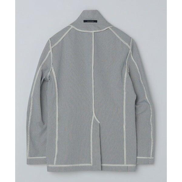 TAGLIATORE SAHARA ジャケット リネン ブルー ストライプ 46 TAGLIATORE SAHARA ジャケット リネン ブルー ストライプ 46