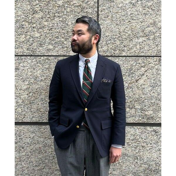 SHIPS / シップス Southwick: CAMBRIDGE ウール ネイビー ブレザーの画像