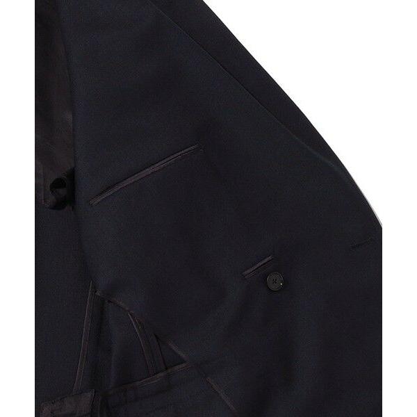 SHIPS / シップス Southwick: PAXTON ウール ネイビー ダブルブレザーの画像