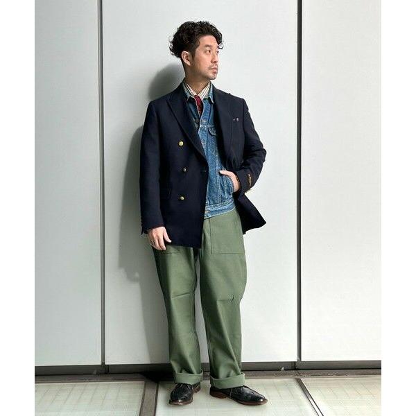 SHIPS / シップス Southwick: PAXTON ウール ネイビー ダブルブレザーの画像