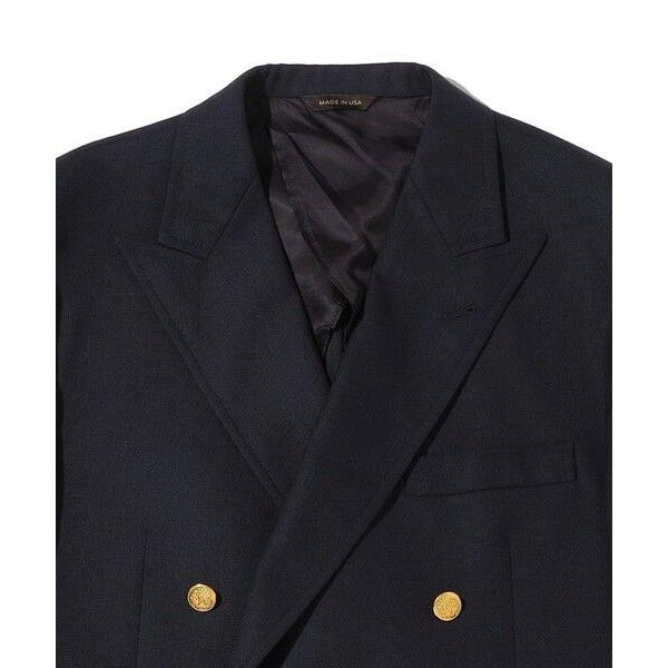 SHIPS / シップス Southwick: PAXTON ウール ネイビー ダブルブレザーの画像
