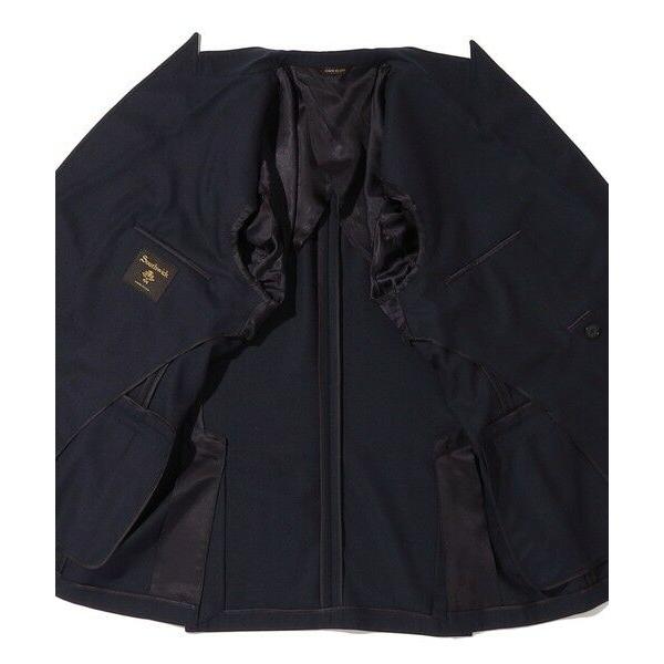 SHIPS / シップス Southwick: PAXTON ウール ネイビー ダブルブレザーの画像