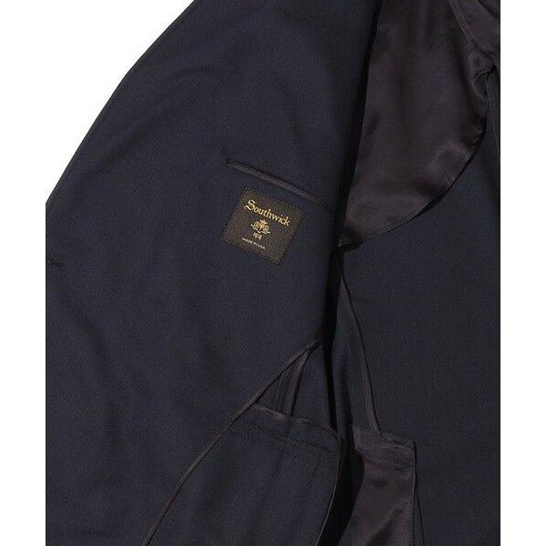 SHIPS / シップス Southwick: PAXTON ウール ネイビー ダブルブレザーの画像