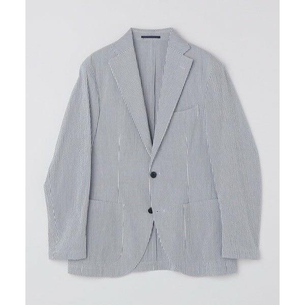SHIPS / シップス SHIPS:〈洗濯機可能〉MADE IN JAPAN シアサッカー ウォッシュド シャツ ジャケットの画像