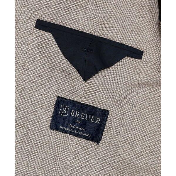 SHIPS / シップス BREUER: リネン コットン オックスフォード ジャケットの画像
