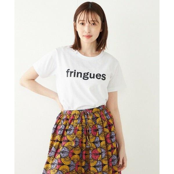 SHIPS for women / シップスウィメン SHIPS Colors:FRINGUES ロゴ プリント TEE｜selectsquare｜12