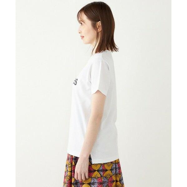 SHIPS for women / シップスウィメン SHIPS Colors:FRINGUES ロゴ プリント TEE｜selectsquare｜05