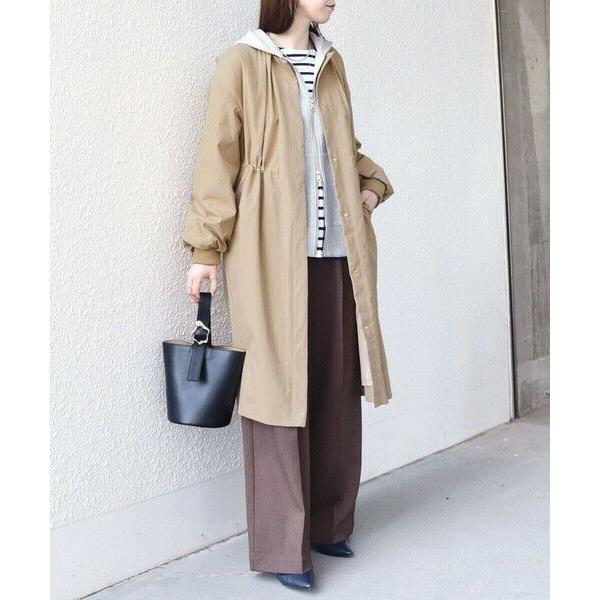 ちゃちゃ‼️【新品】SHIPS any シップス　ノーカラーコート SHIPS（シップス） SHIPS Colors:〈手洗い可能〉ツイル ノーカラー