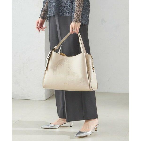 SHIPS（シップス） MILOS: A4 リボン パーテーション レザー トート M