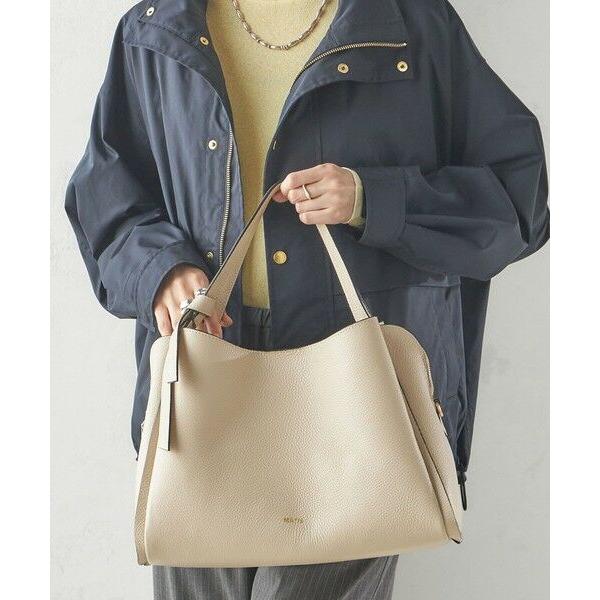 SHIPS（シップス） MILOS: A4 リボン パーテーション レザー トート M