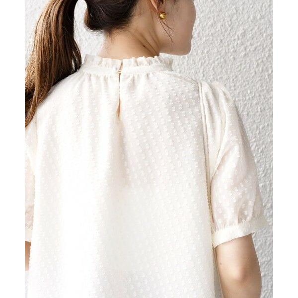 SHIPS for women / シップスウィメン *〈手洗い可能〉カットジャガード