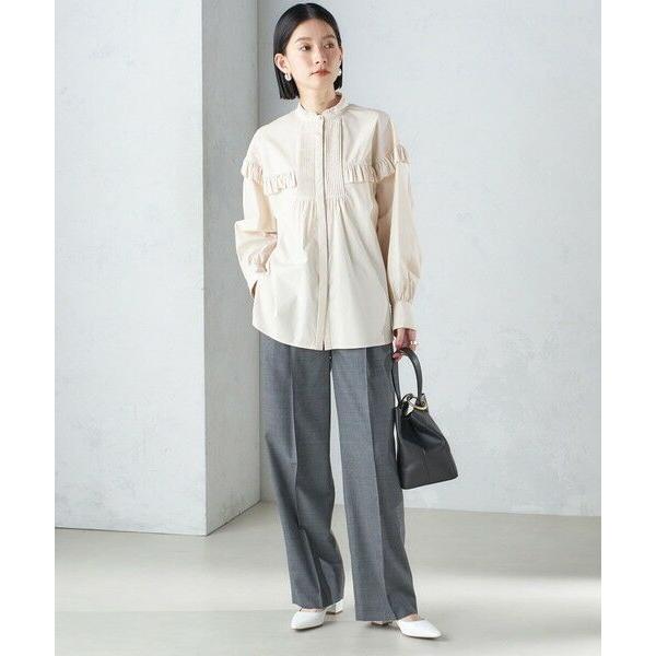 SHIPS for women / シップスウィメン * 〈手洗い可能〉ブザム フリル シャツ 24SS ◇｜selectsquare｜17