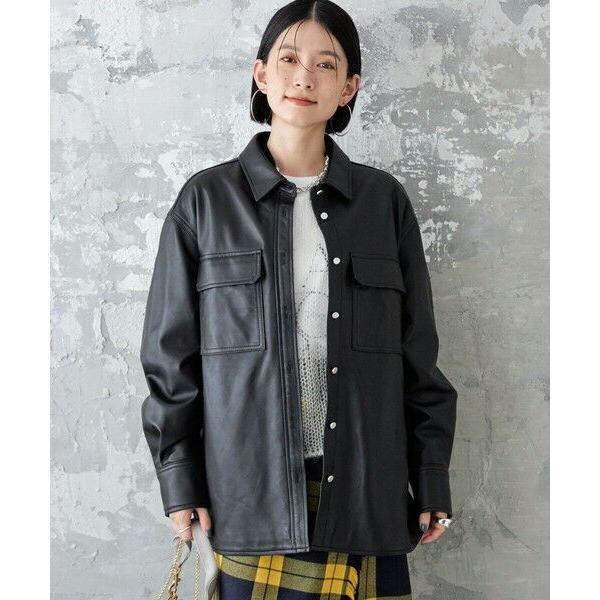 SHIPS（シップス） シープ レザー シャツ ジャケット : タカシマヤ