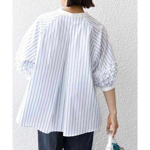 人気完売色　SHIPS WOMAN 袖 フリル デザイン ブラウス　シップス 楽天市場】【SALE／30%OFF】【WEB限定】＜手洗い可能＞袖 フリル