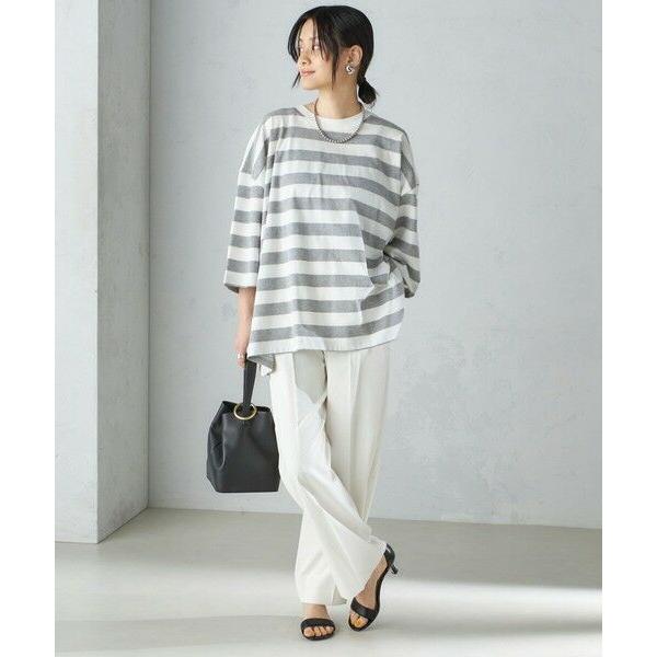 SHIPS for women / シップスウィメン 【SHIPS別注】onit:〈手洗い可能〉ボーダー ビッグ シルエット TEE◇｜selectsquare｜12