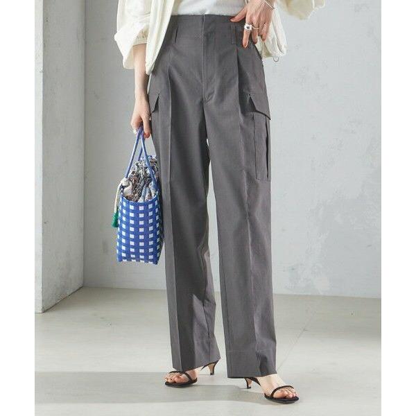 シップス（SHIPS）/〈洗濯機可能〉ポリエステル 麻 カーゴ パンツ SHIPS（シップス） 〈洗濯機可能〉ポリエステル 麻 カーゴ パンツ