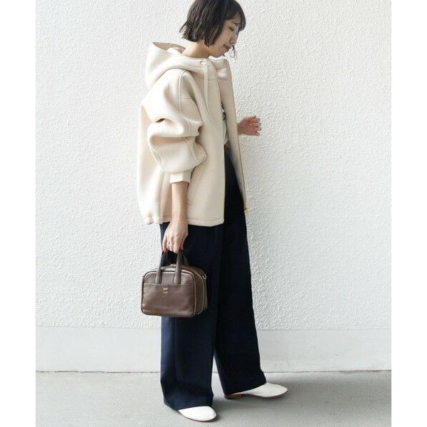 ships ダンボール ジップフーディジャケット SHIPS パーカー 「WEB限定」「手洗い可能」ダンボール ダブル