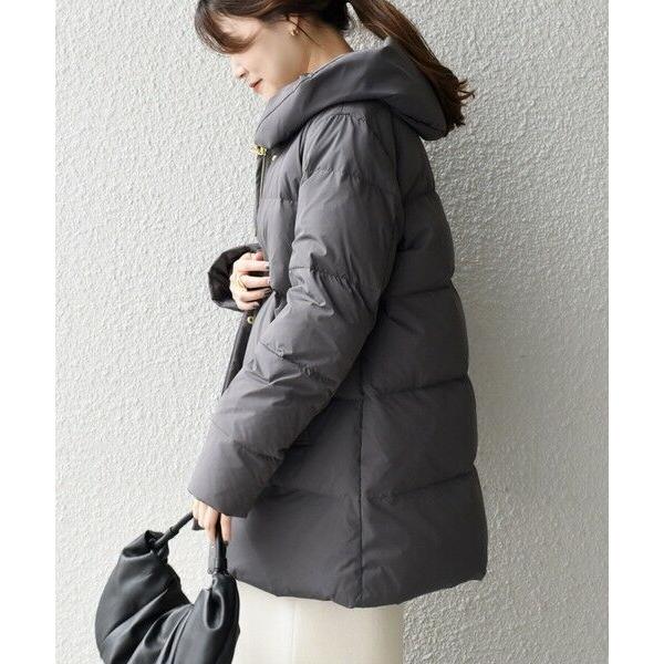 SHIPS（シップス） *〈手洗い可能〉ショールカラー ミディ ダウン