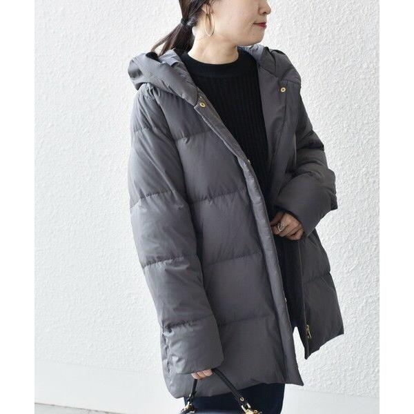 ☆ゆう☆SHIPS 手洗い可能ショールカラーミディダウン S セール】*〈手洗い可能〉ショールカラー ミディ ダウン ◇（ダウン