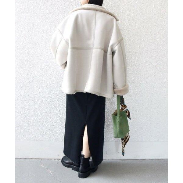 SHIPS（シップス） フェイク ムートン ジップ コート : タカシマヤ