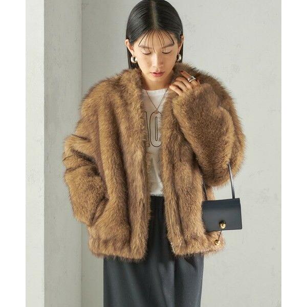 SHIPS（シップス） フェイク ファー コクーン ブルゾン : タカシマヤ