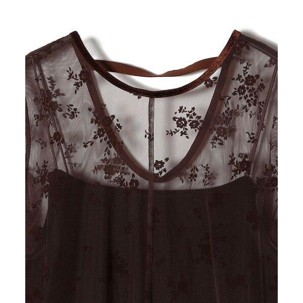 SHIPS（シップス） kaene:フロッキー レース ポリエステルベロア 2WAY