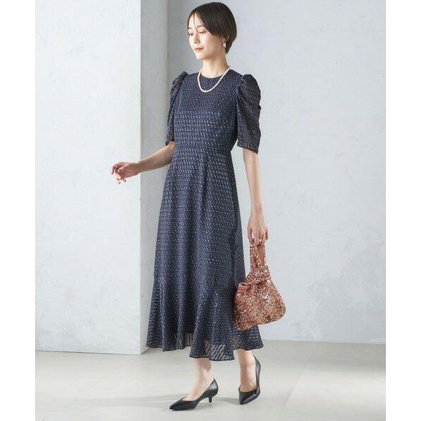 SHIPS / シップス troisiemeCHACO:カット ジャカード ワンピース（セレモニー対応可）の画像